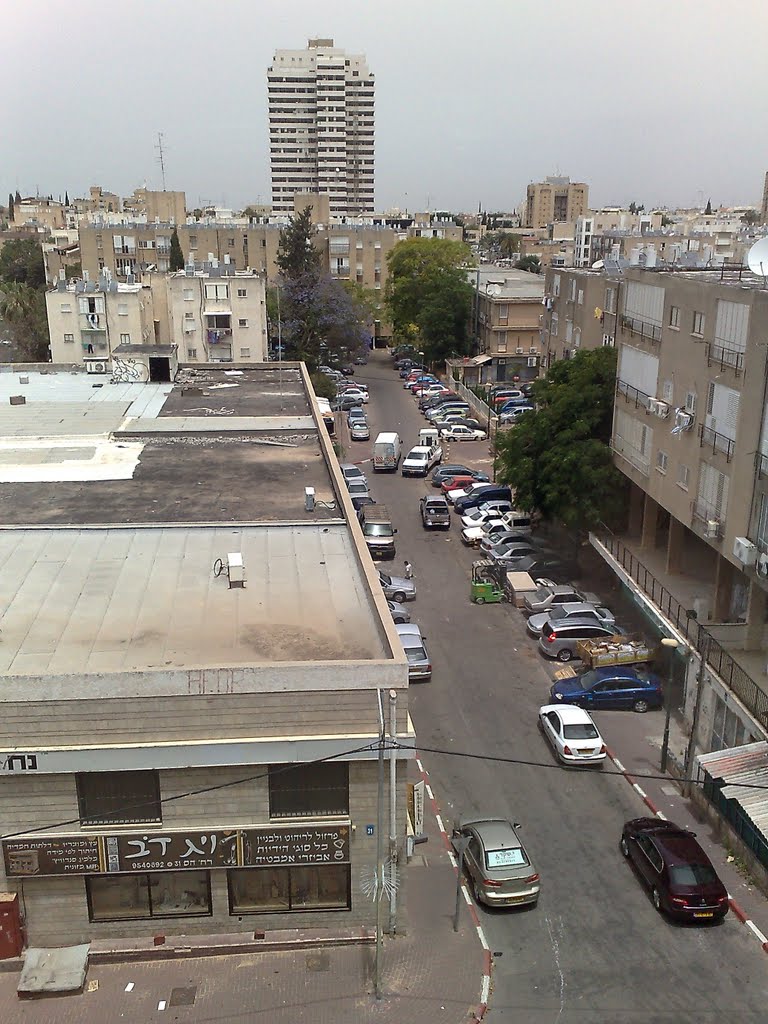 View northward from 4th. floor Shaar Hair, Herzlia, May 2010