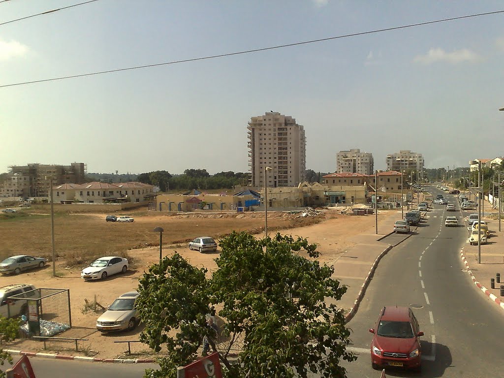 View from Nadiv St. 71, 2nd floor north, June 2010