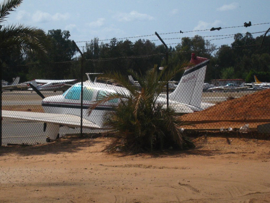 Beechcraft at Herzliya Airport
