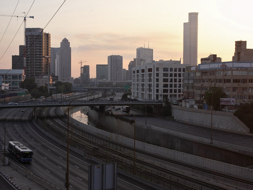 Sunrise in Tel Aviv on the longest day of the year