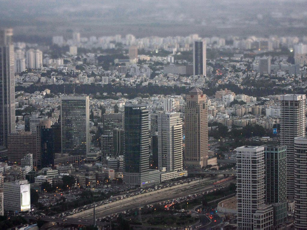 Tel Aviv Central from above