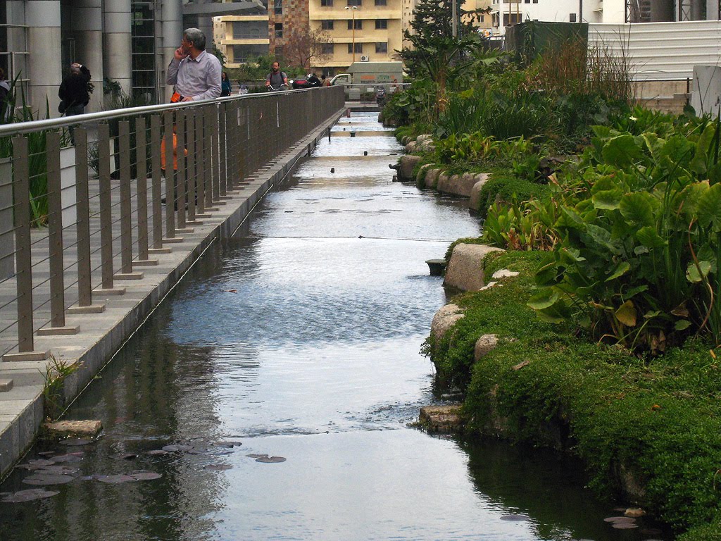 Waterfall pools garden