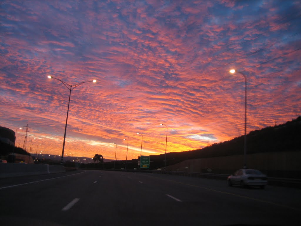 Road 471 at sunrise