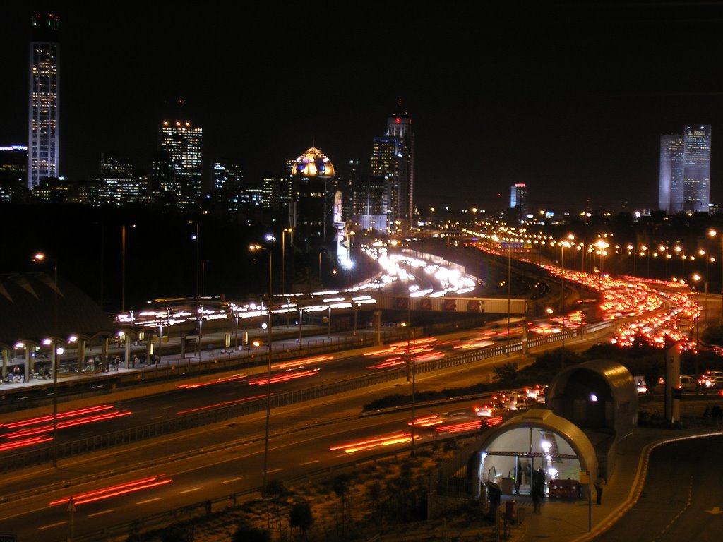 Ayalon highway, Tel Aviv, Israel