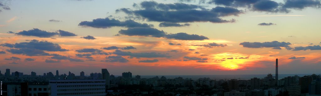 Sundown from TAU, Tel Aviv (06-JAN-08)