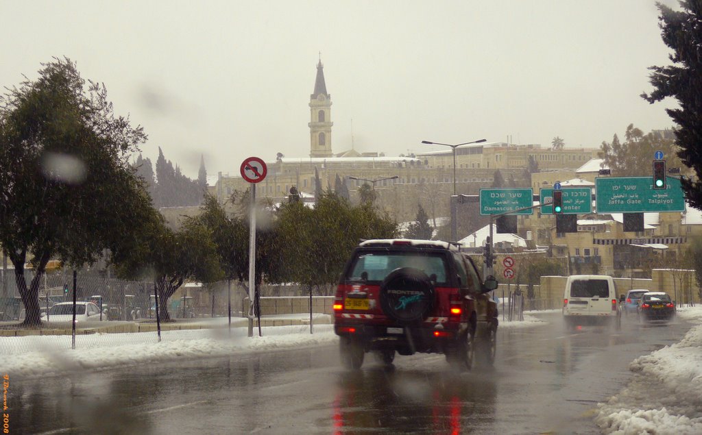 Snow in Jerusalem (30-JAN-08) #0