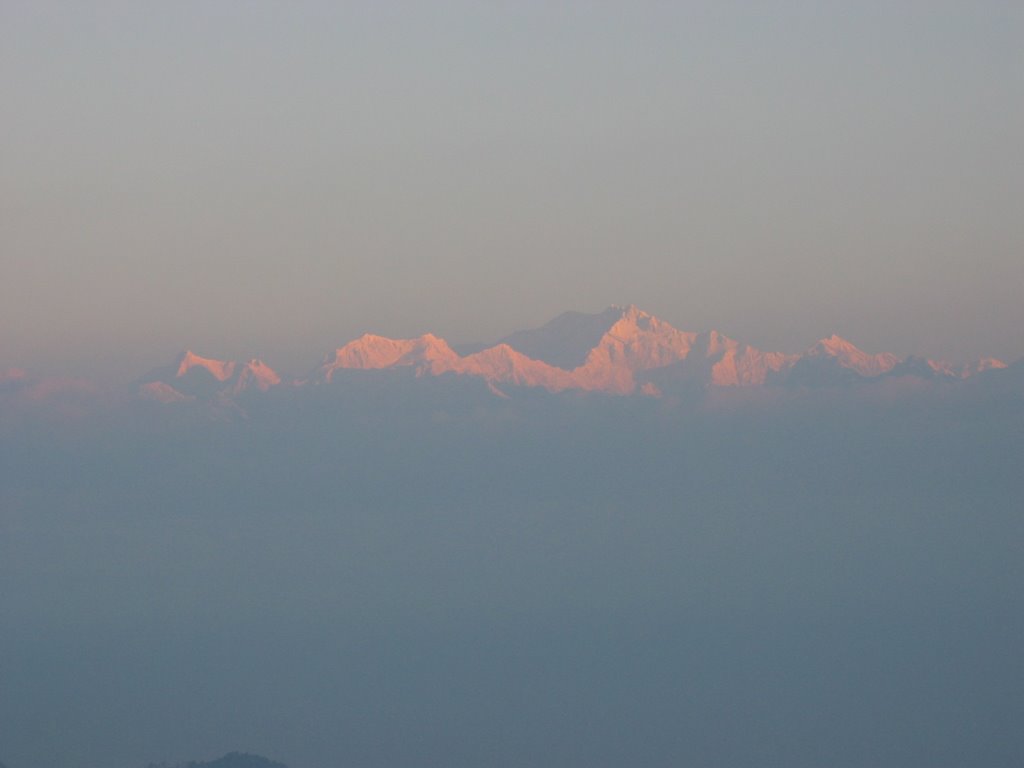 A view of Kanchenjunga from Darjeeling
