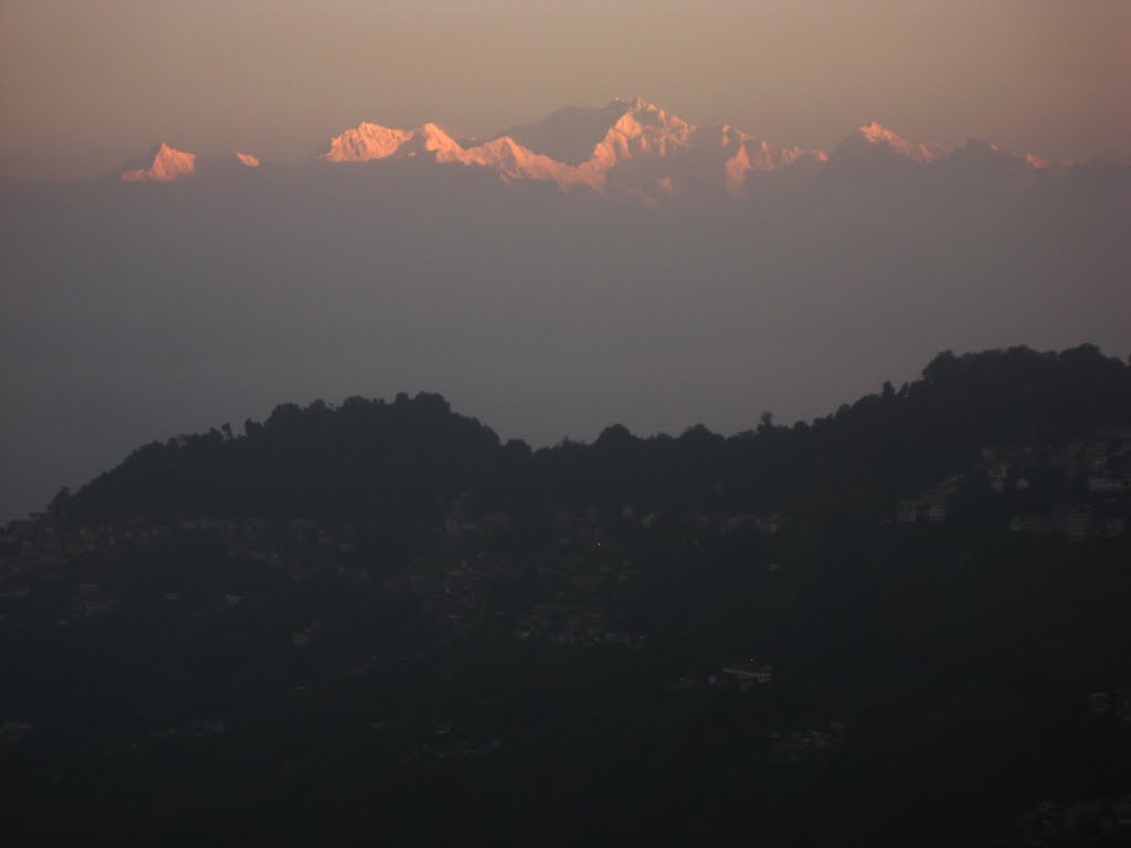 Kanchenjungha from Gandhi Road,Darjeeling