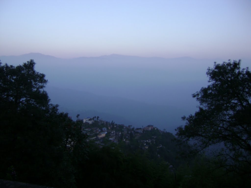 SIKKIM hILLS  as seen from Darjeeling