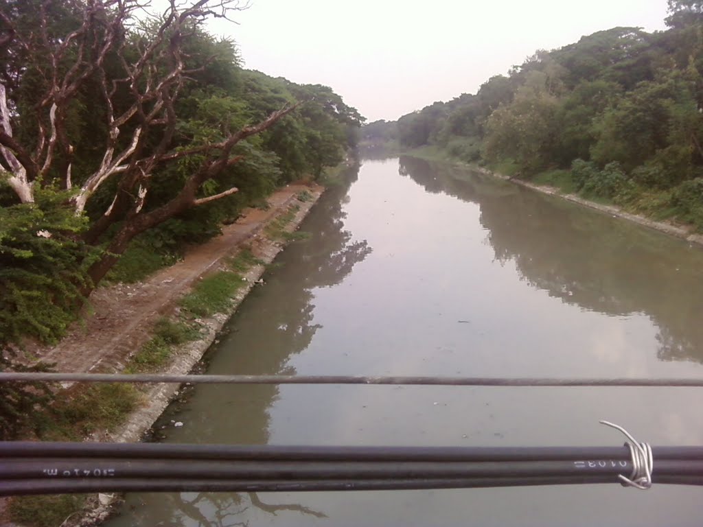 kestopur canel from lake town flyover towards kestopur