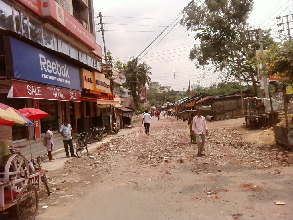 v.i.p.never comes here so road is for AAM JANTA