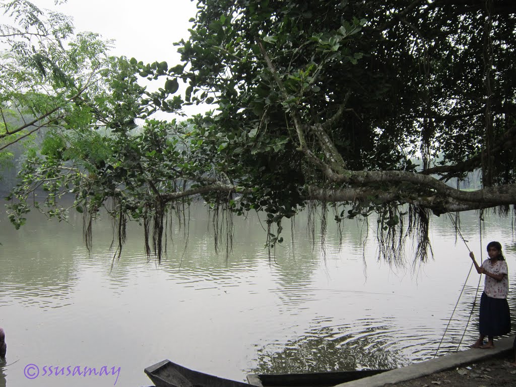 Sardarpara Kuleshwar. Playing with Boat.