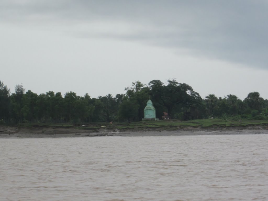 a kali temple at the bank of river hugli