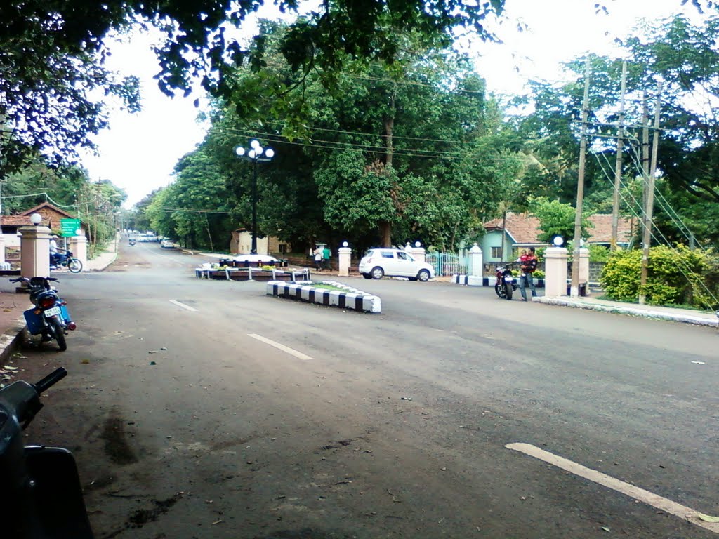 Circle near the St. Marys Church बेळगांव