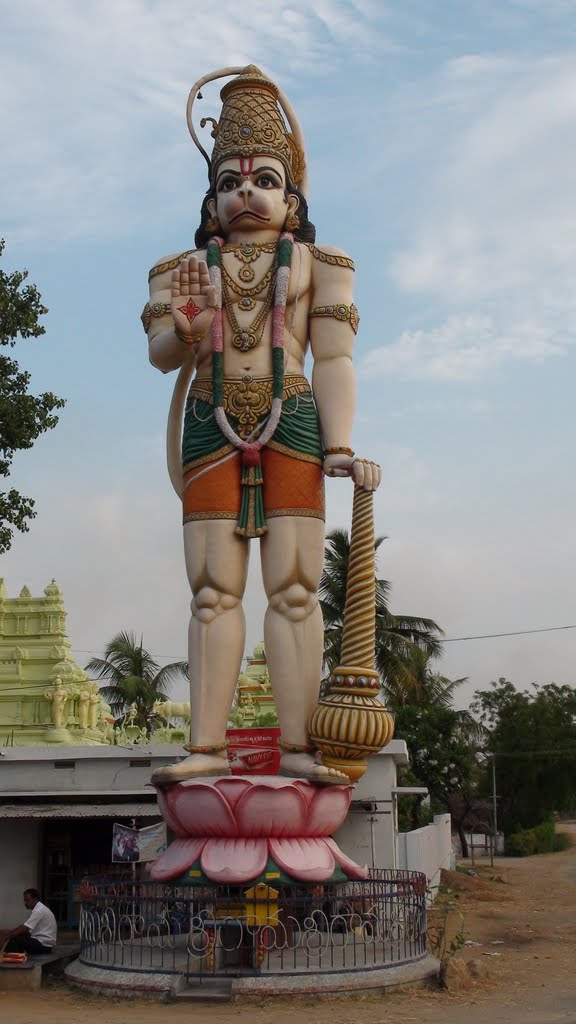 Big Hanumana In Jangamara Kalgudi Near Hosakera Camp