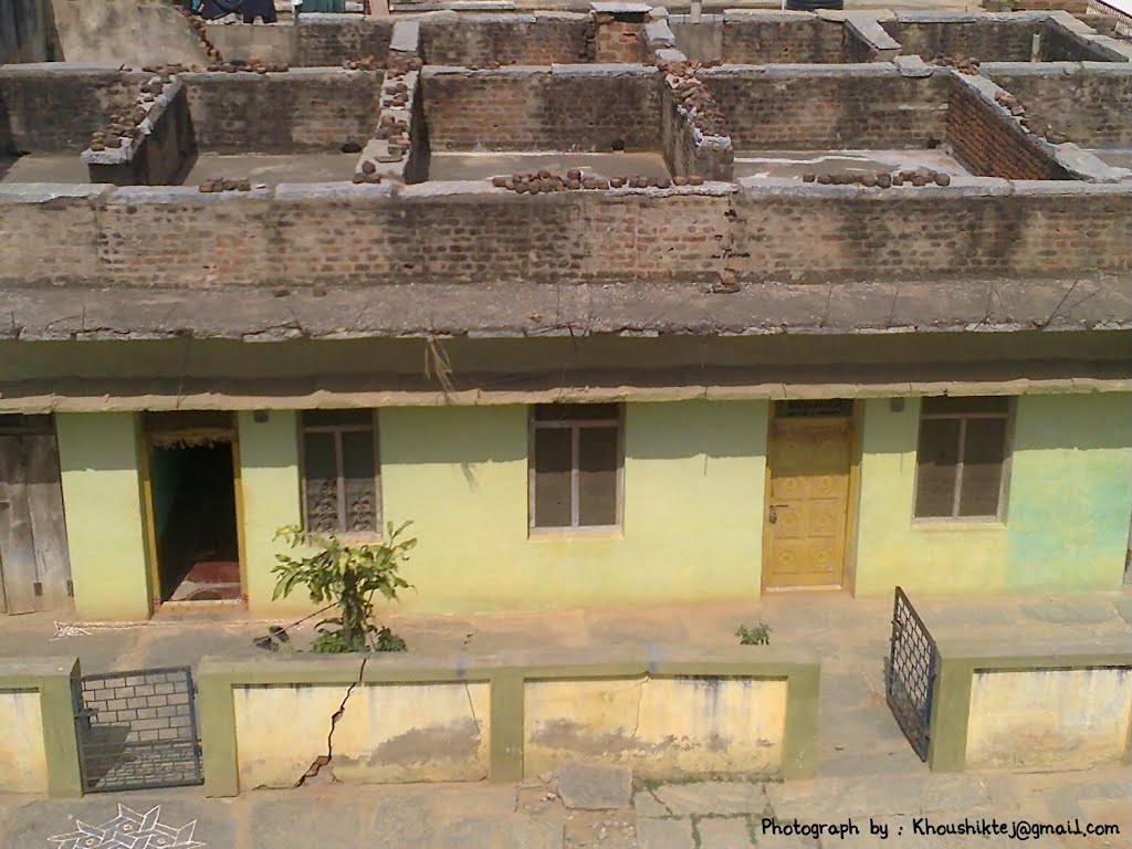 House half fallen