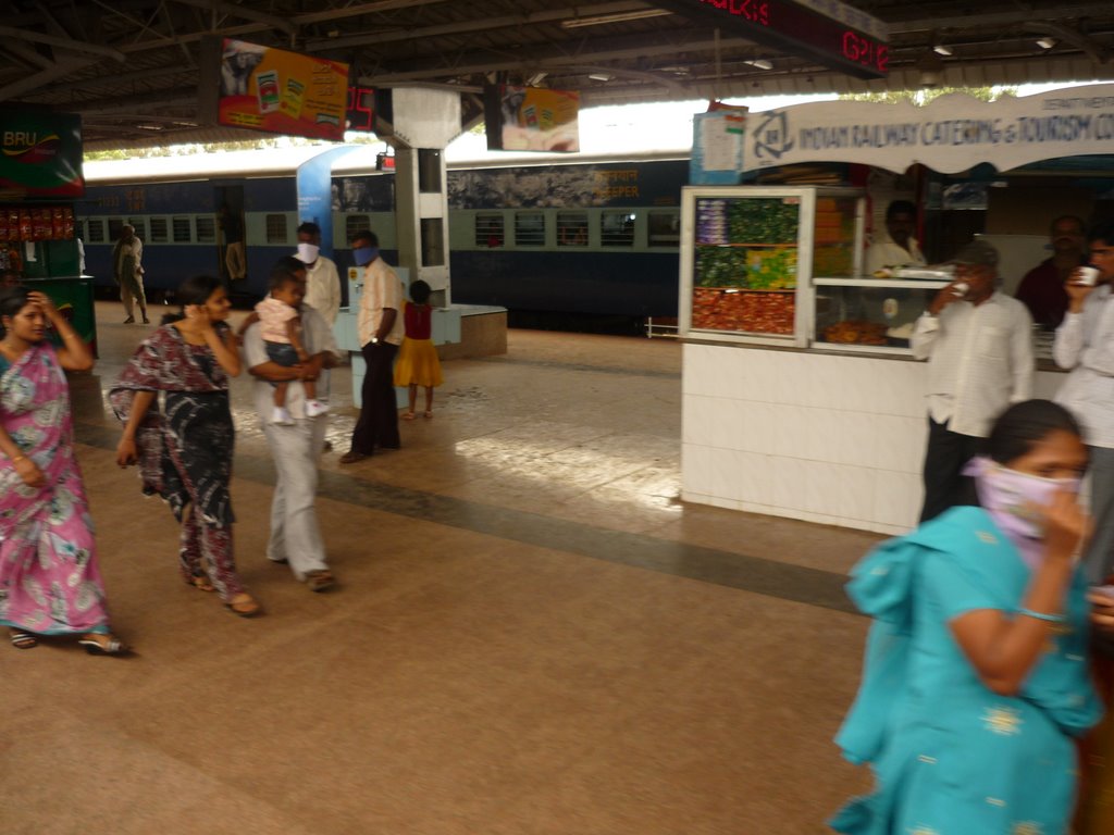 Inside Hubli Station