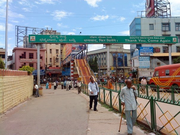 outside Railway station