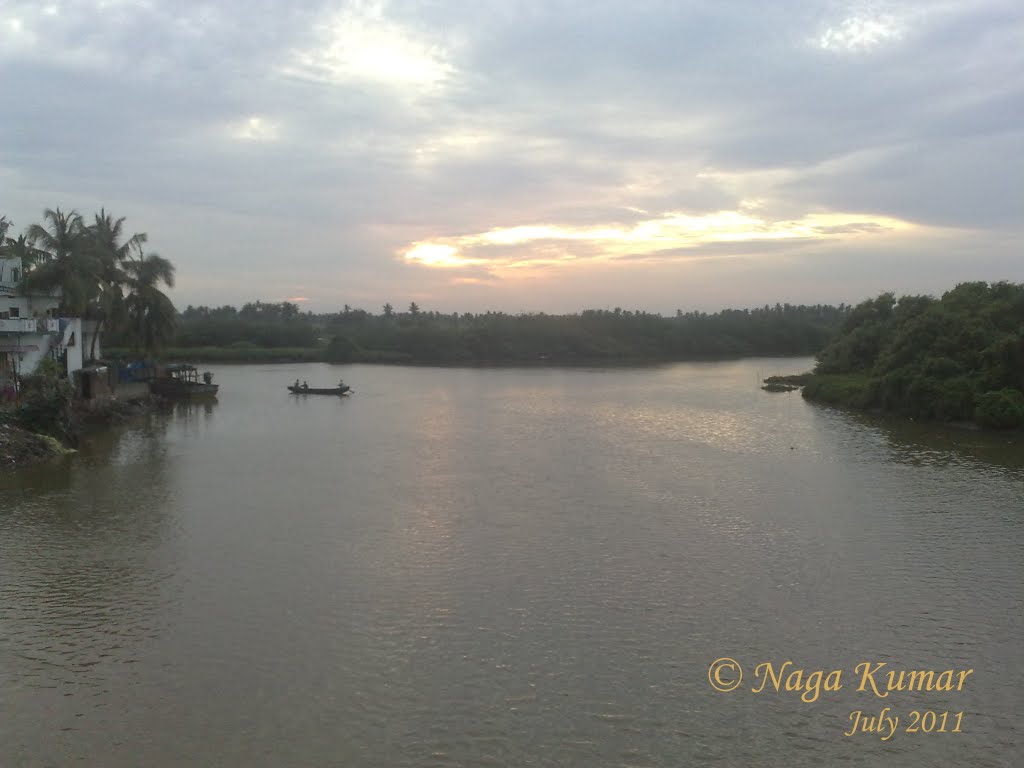 Kakinada salt creek cross section at NTR bridge on road NH-214