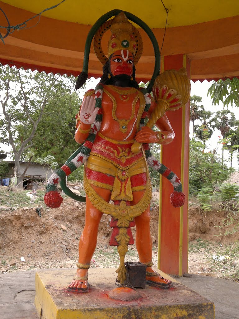 Sri Anjeneya Statue,Boyapalem, Andhra Pradesh 522233, India