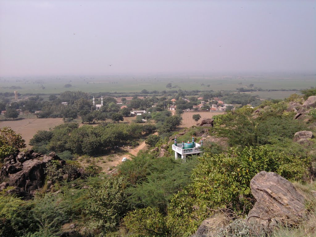 Chengizkhanpet as seen from Hill top