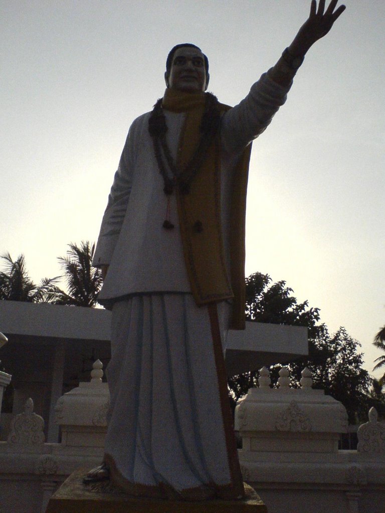 THE GREAT VVNSB NTR Statue in SVN Colony
