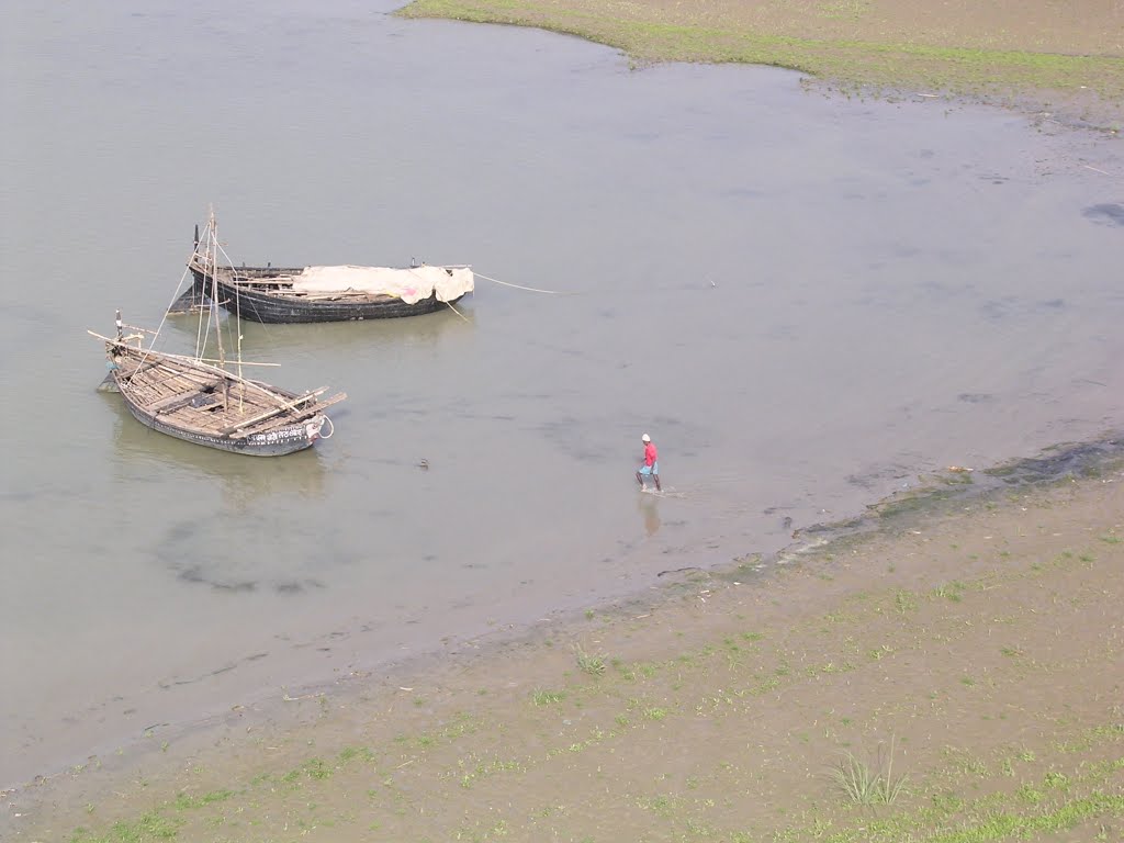 Boats on Ganges - Bhagalpur