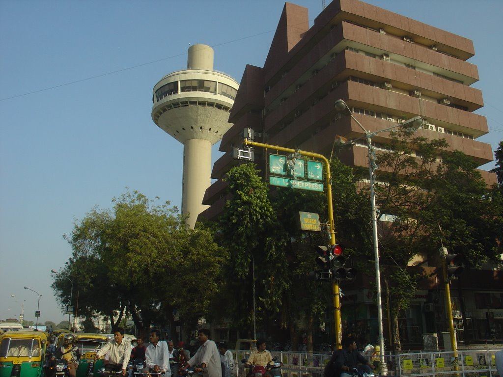 patang Hotel tower restaurant up Nehru bridge from Salapose rd