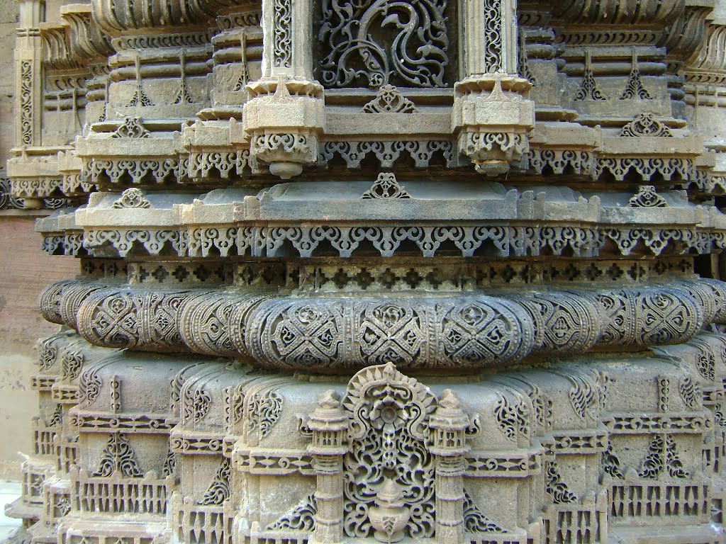 Minaret Base of the mosque, India