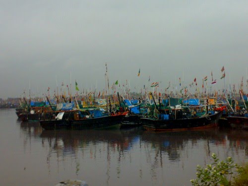 Fishing Boat Parking  Area Veraval