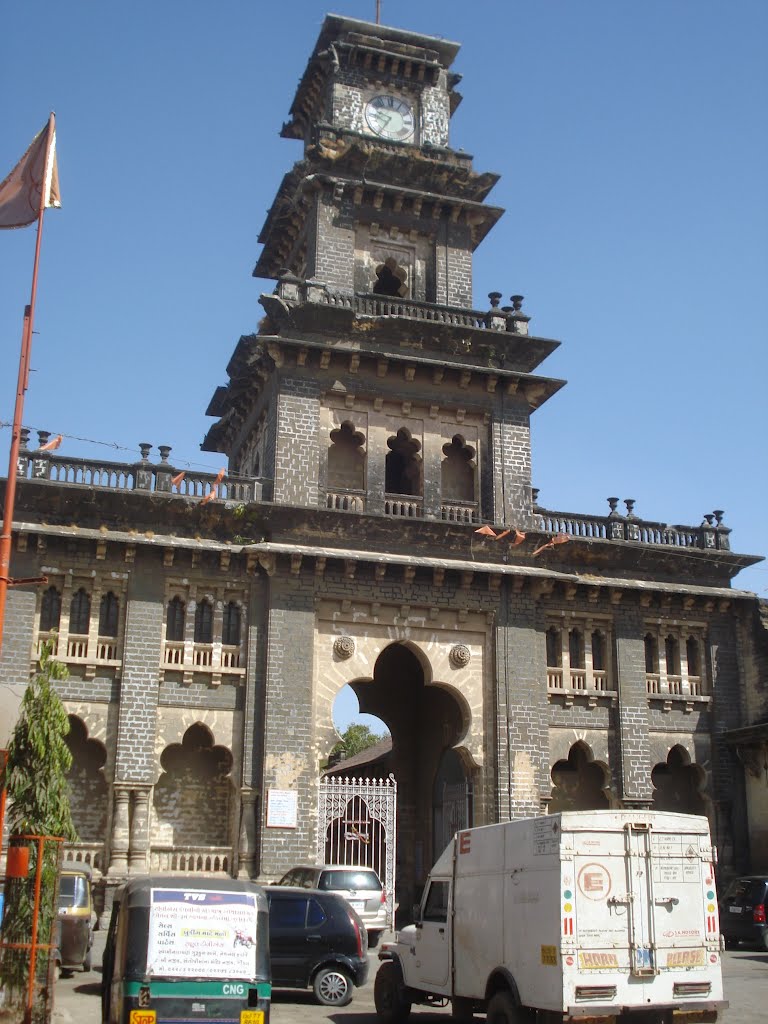 darbar chowk tower, gondal, gujarat state, india