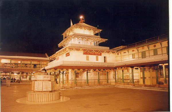 Santram Mandir at Night