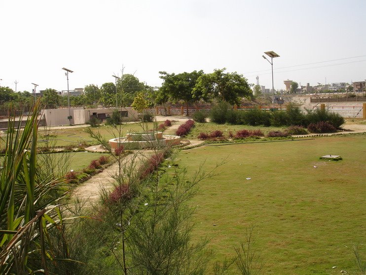 Garden at Gungadi Pond ,Patan