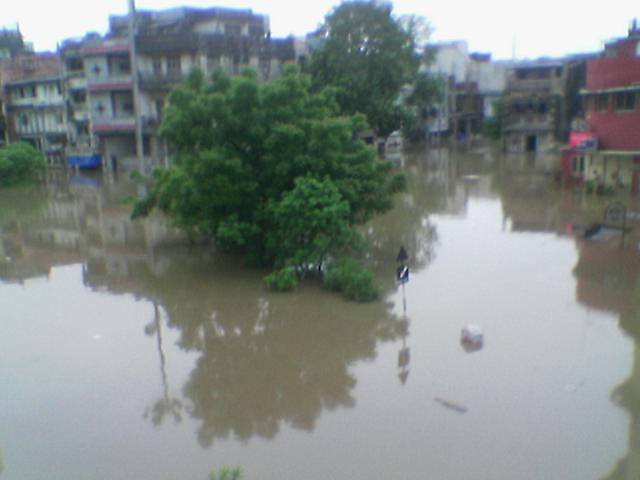 Salabatpura Main road flood 2006