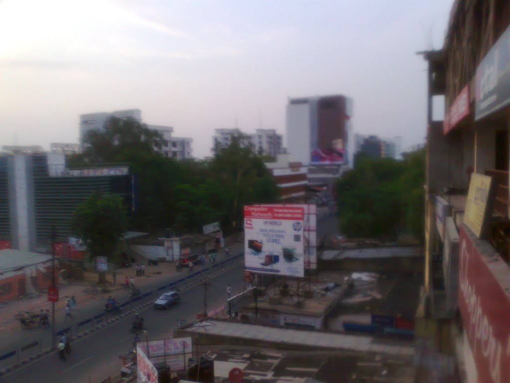 View of Ranchi main road from Roshpa tower