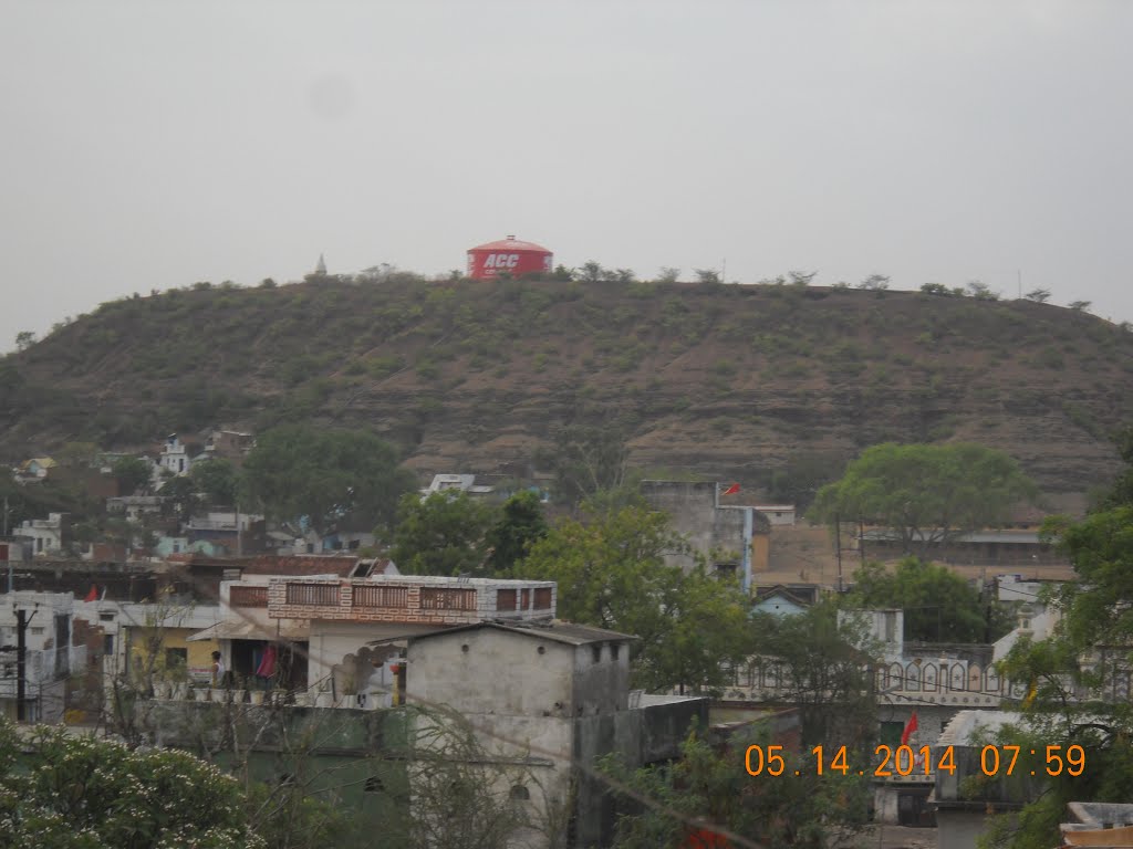 water tank on hill