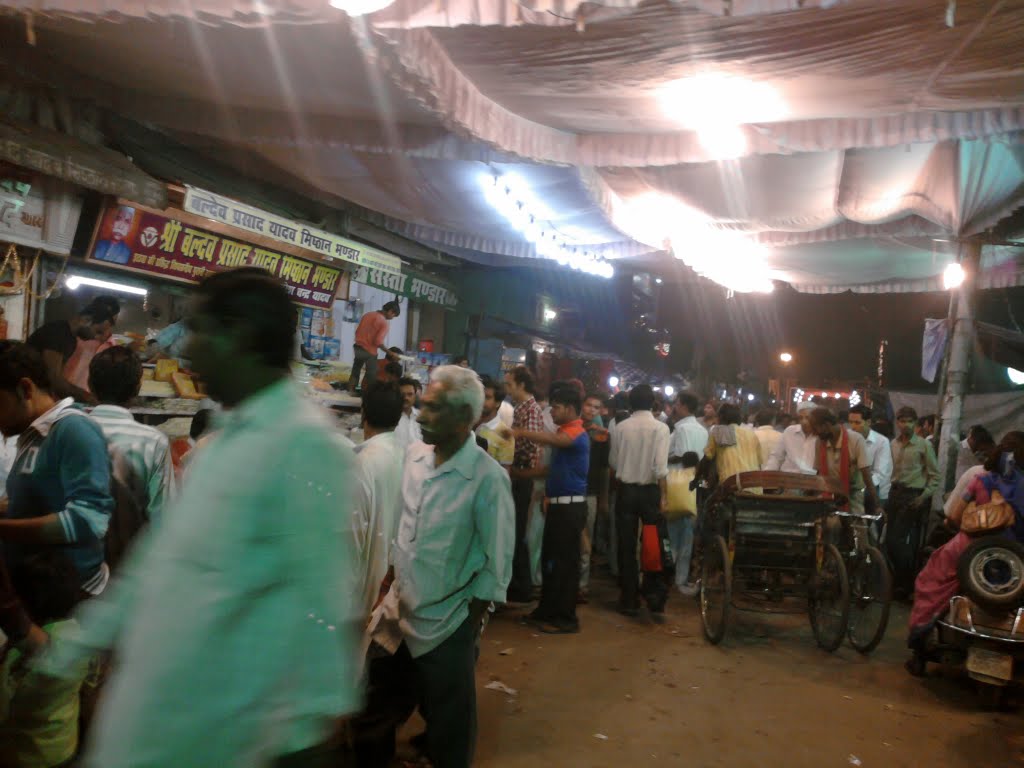extended sweet shop on the eve of diwali