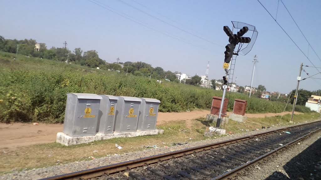 Leaving Katni Junction, View from Train