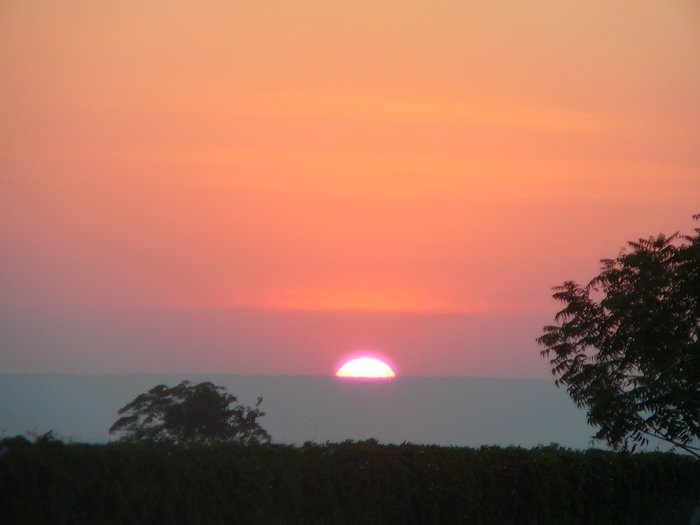 in India - sunset