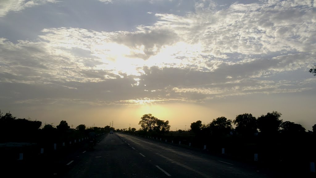 Sunset at Bhusawal, Maharashtra, India by Suresh Joshi
