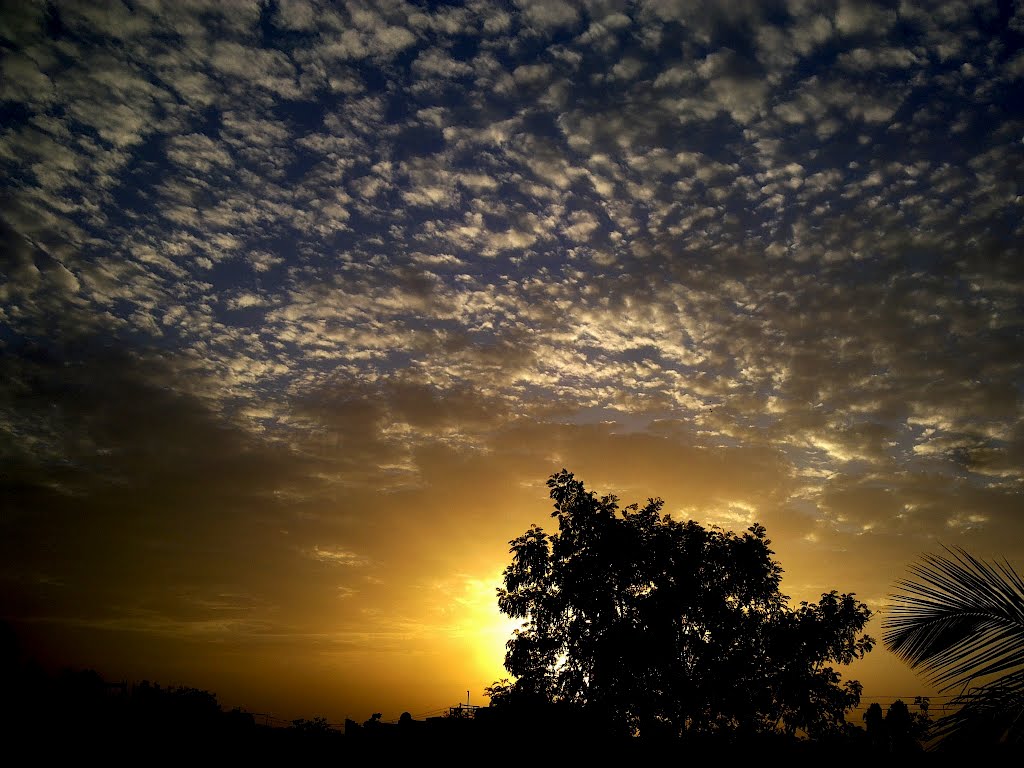 Sunset at Bhusawal, Maharashtra, India by Suresh Joshi