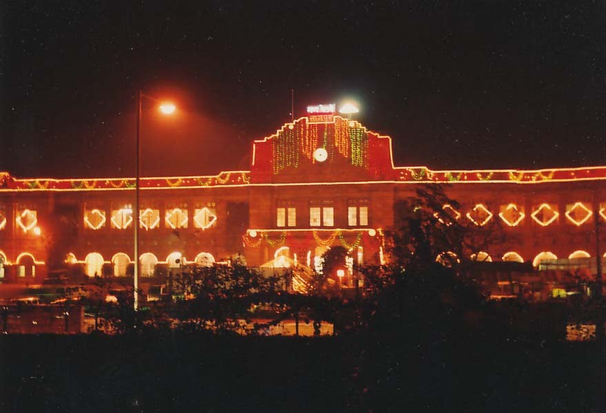 Nagpur Railway Station in Night