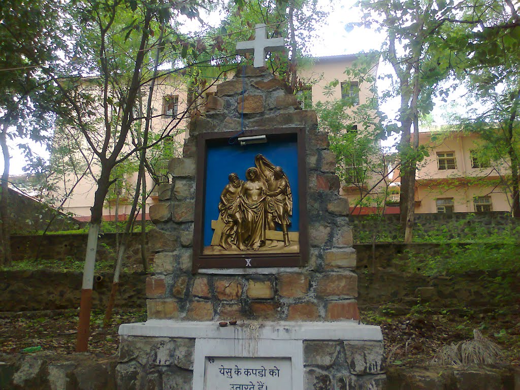 The Tenth Station of the Cross at Seminery hills, Nagpur, Maharashtra