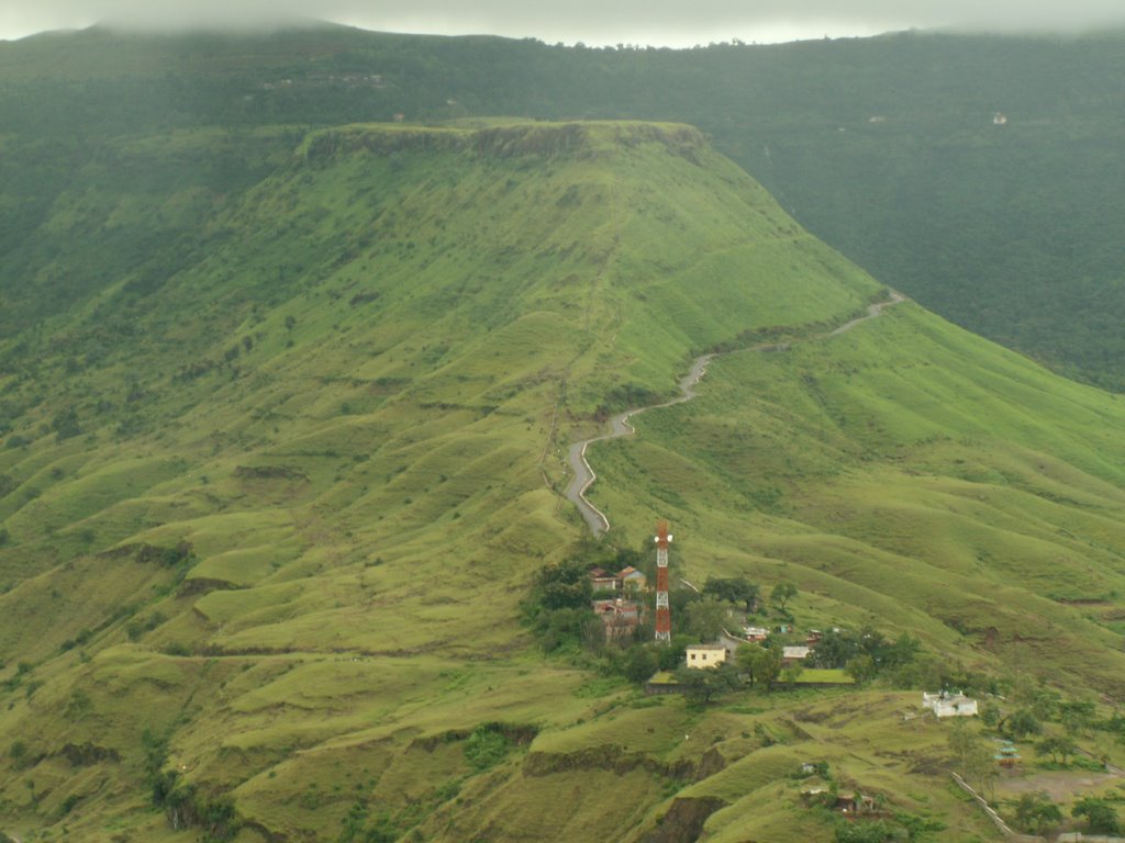 Yavateshwar from Ajinkyatara Fort, Satara