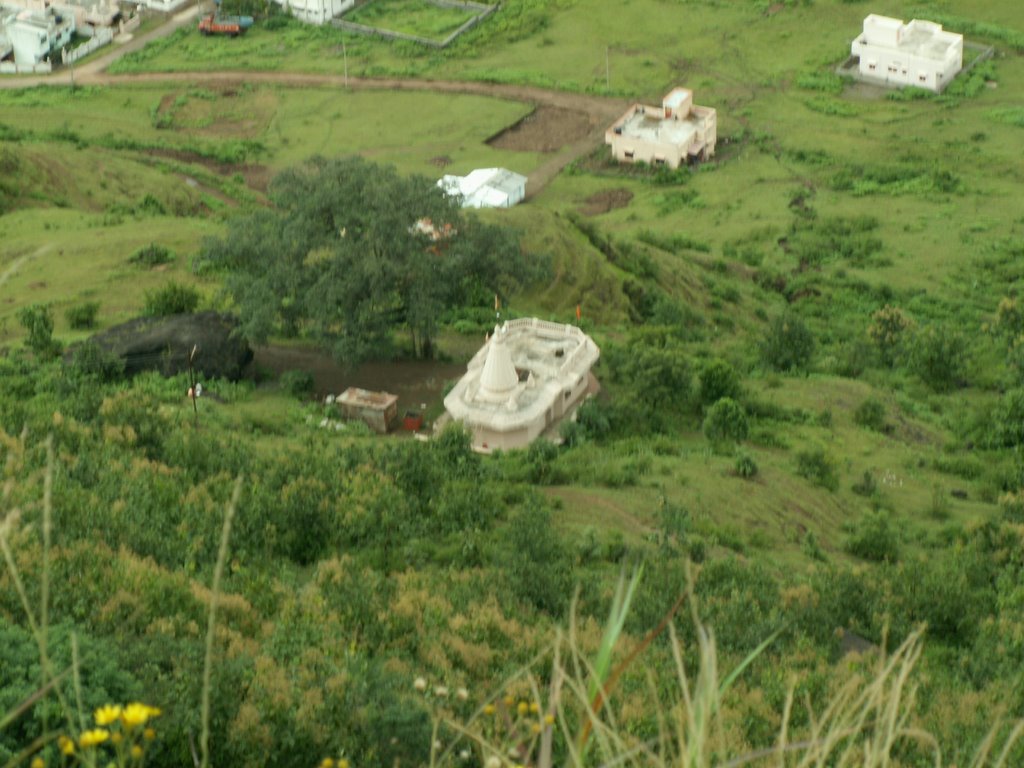 Some temple, Satara - From Ajinkyatara Fort