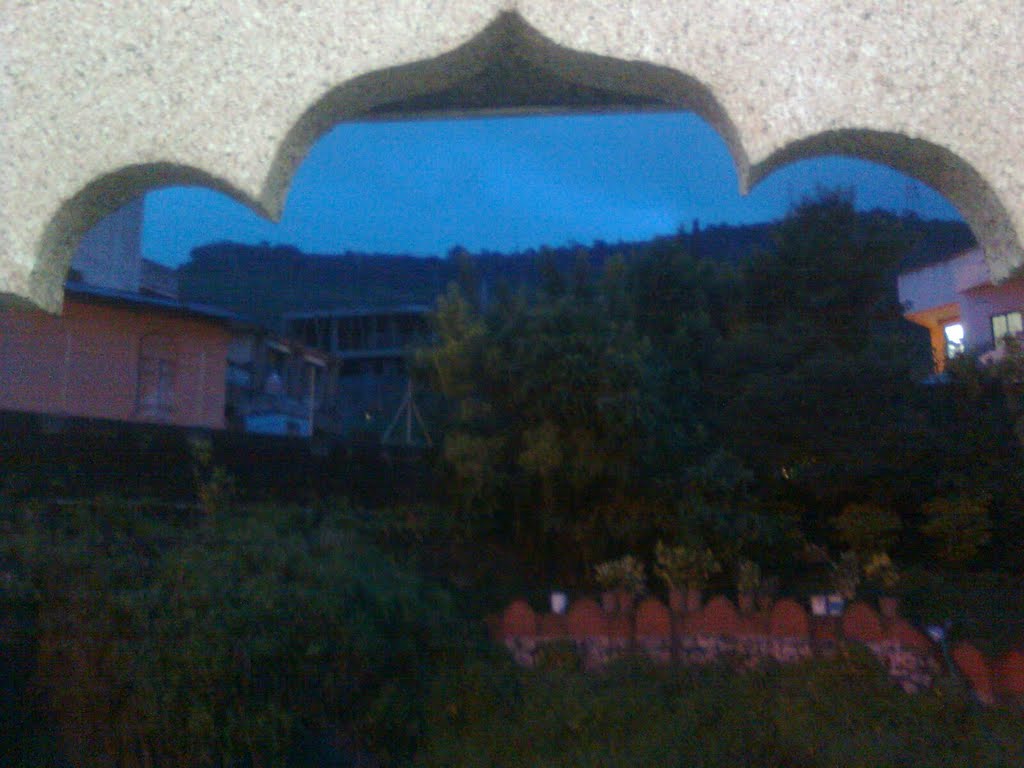 Fort Ajinkyatara from Arch of Ganesh Temple