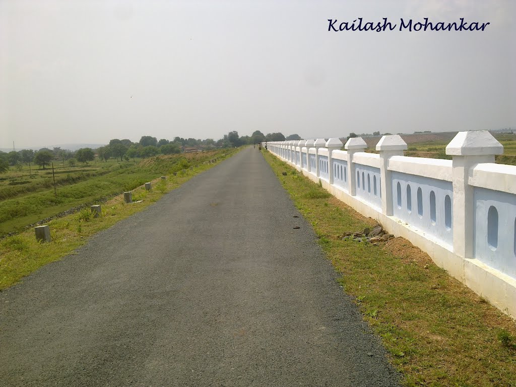 A road near Gosekhurd Dam