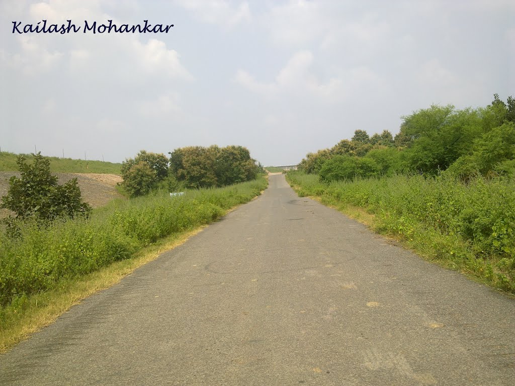 Roads to Gosekhurd Dam