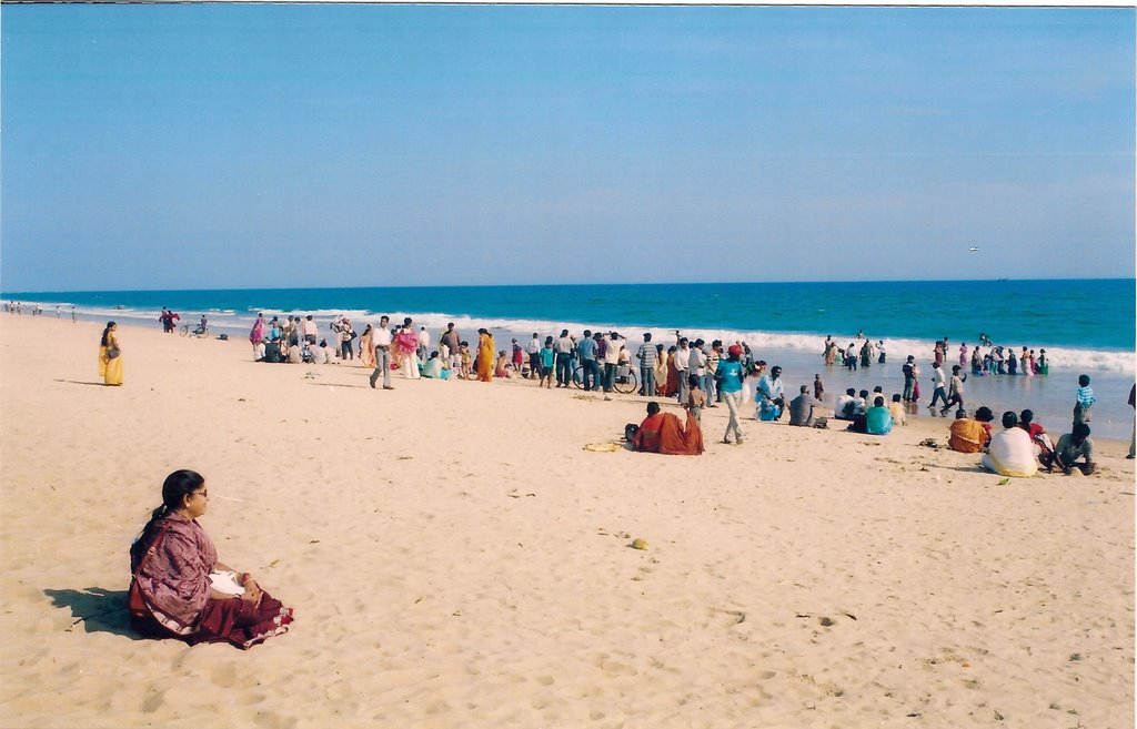 In resting mood at Puri Beach