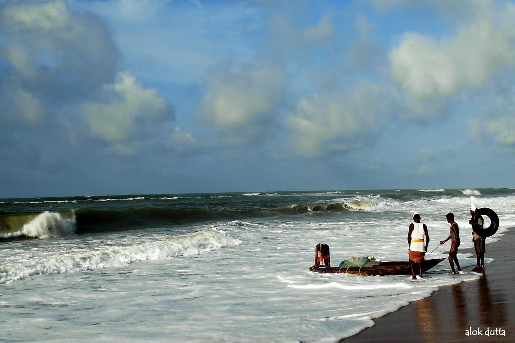 Return after fishing